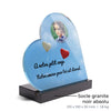 Plaque funéraire ballons-coeurs 20 Plaquedeces.fr